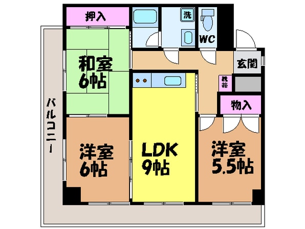 ランドマーク一番町の物件間取画像